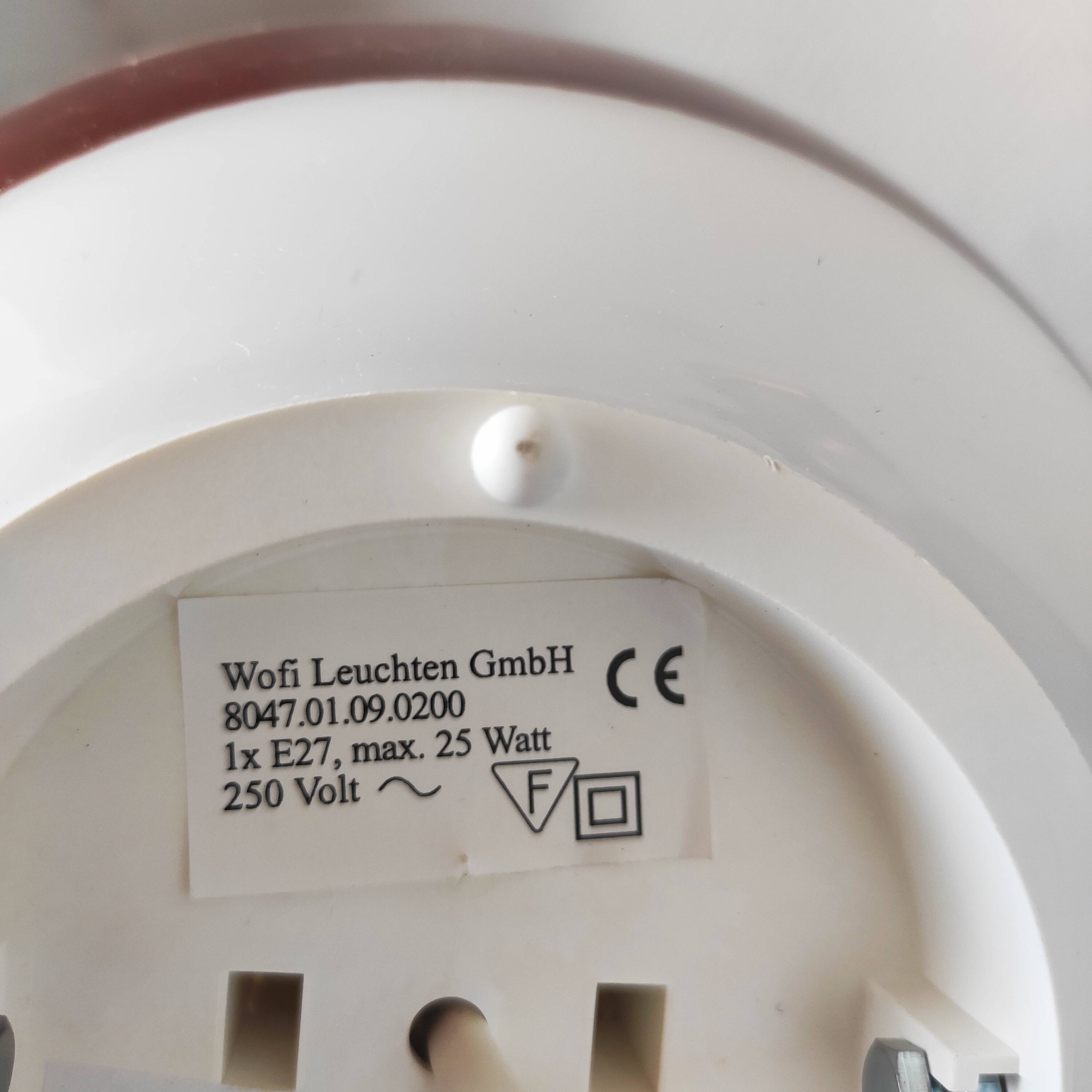 Pair of vintage 80-90 glass ball lamps