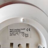 Pair of vintage 80-90 glass ball lamps