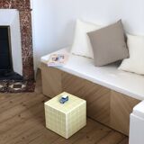 Cube ceramic side table
