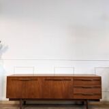 Vintage Scandinavian teak row