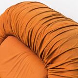 Pair of fabric armchairs Califfo Beka model 1970s vintage modernism