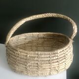 Basket woven palm leaves