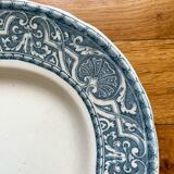 Oval ironstone dish, Henri II, Creil and Montereau, late 19th century