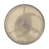 Plat en verre fumé