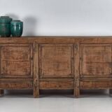 Antique wooden three-door sideboard (circa 1920)