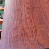 Low cabinet with 2 types of wood