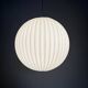 Rare Louis Kalff for Philips opaline glass pendant light, 1960s