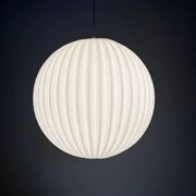 Rare Louis Kalff for Philips opaline glass pendant light, 1960s