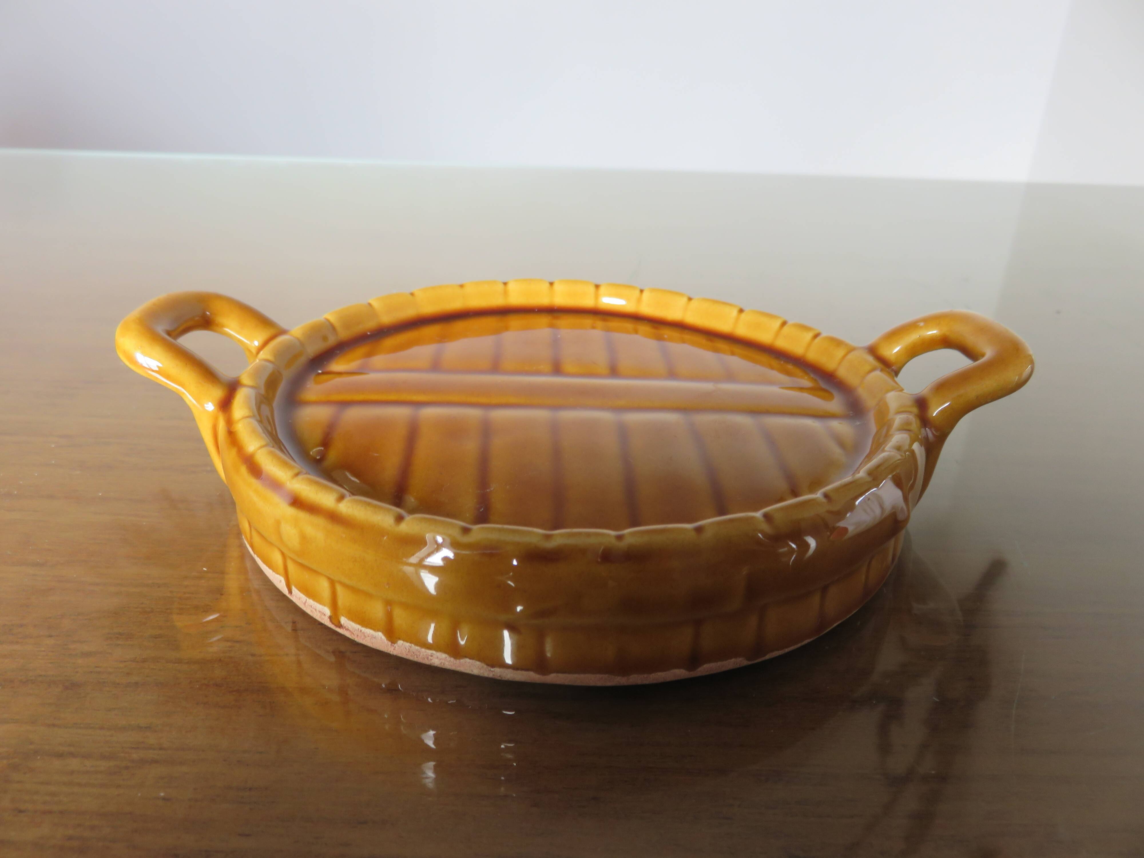 Albert Ferlay Vallauris ceramic bottle coaster 50s 60s