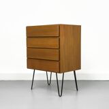 Commode en teck d'Omann Jun, années 1960