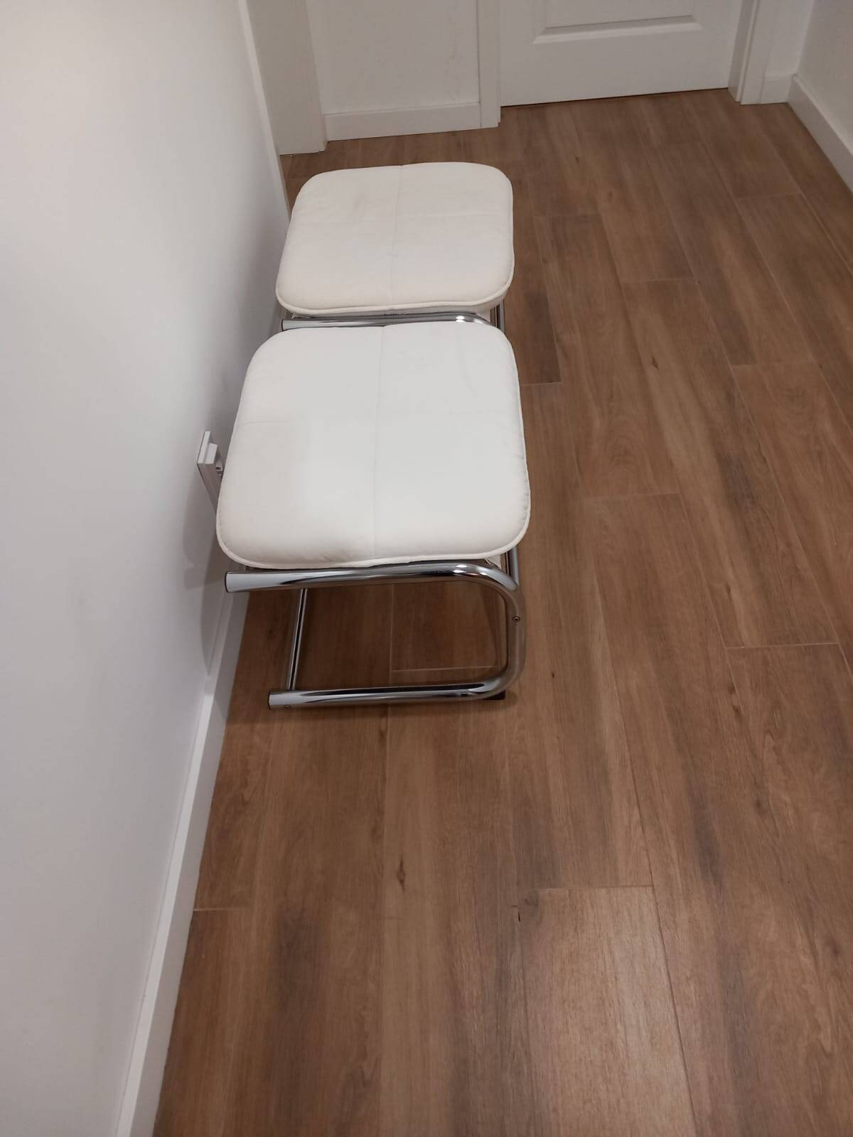 Pair of 1970s Bauhaus style footstools