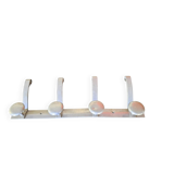 Aluminum wall coat rack