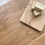 Solid wood farmhouse table