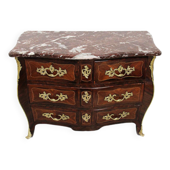 Curved chest of drawers - 18th century - Louis XV period