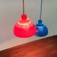 Mid-Century Danish Minisol pendant lamps by K. Kewo for Nordic Solar, 1960s, set of 2