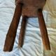 Tabouret de ferme en bois massif
