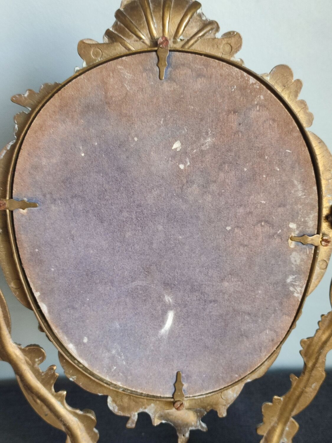 Ancient mirror psyche in bronze