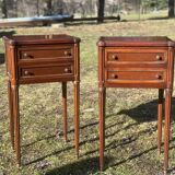 Pair of mahogany bedsides