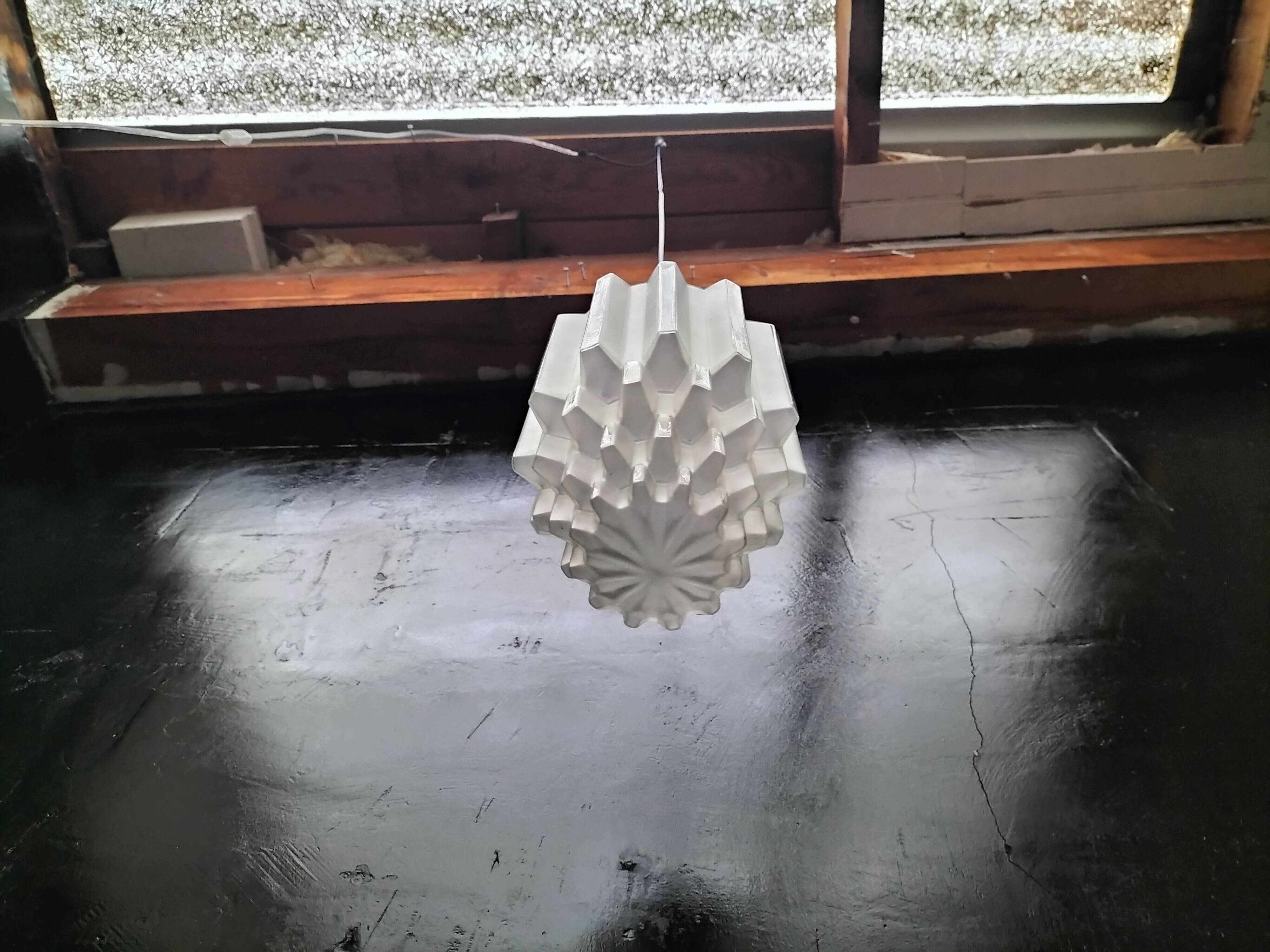 Art deco pendant light "skycraper"