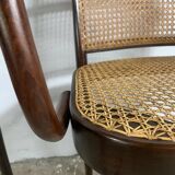 Ligna (Thonet A811), années 1930, Rotin, Vintage Set de 2