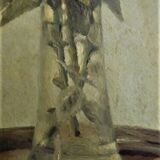 Still Life with Chrysanthemums - French School XIXth - signed - original frame