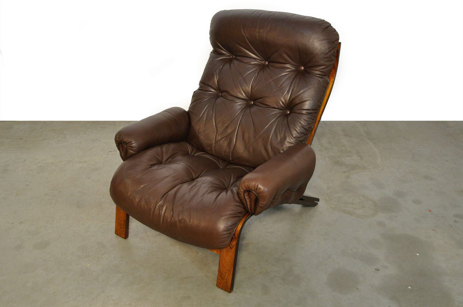 Sturdy lounge chairs by Oddvin Rykken for Rybo, Norway 1970s