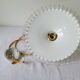 Pendant in serrated opaline