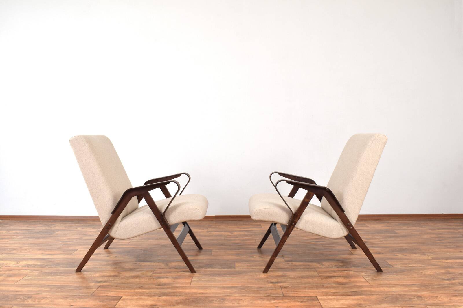 Mid-Century Lounge Chairs by František Jirák for Tatra, 1960s, Set of 2