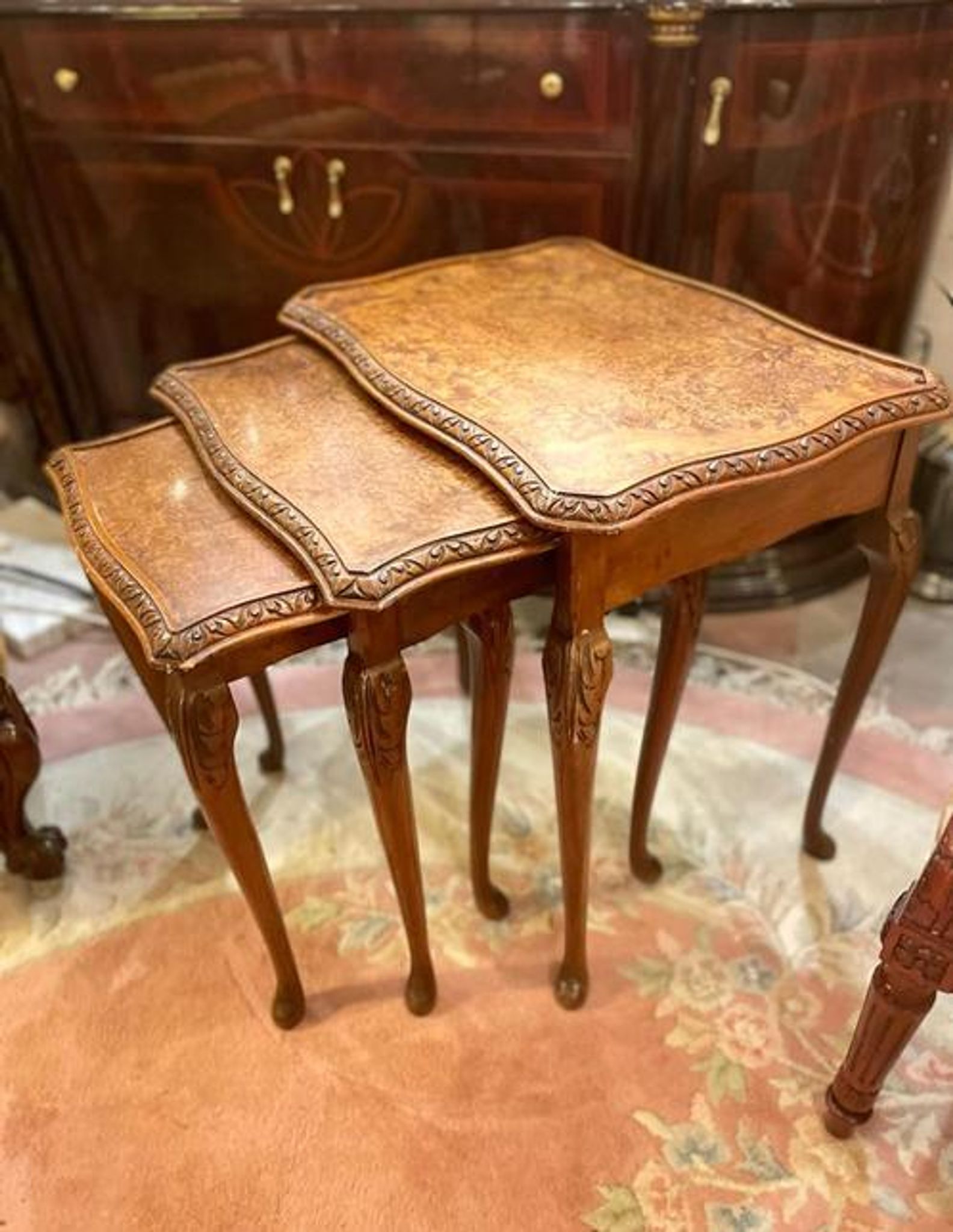Lot de 3 tables gigognes