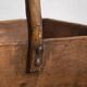 Antique solid wood basket (c.1900) #55