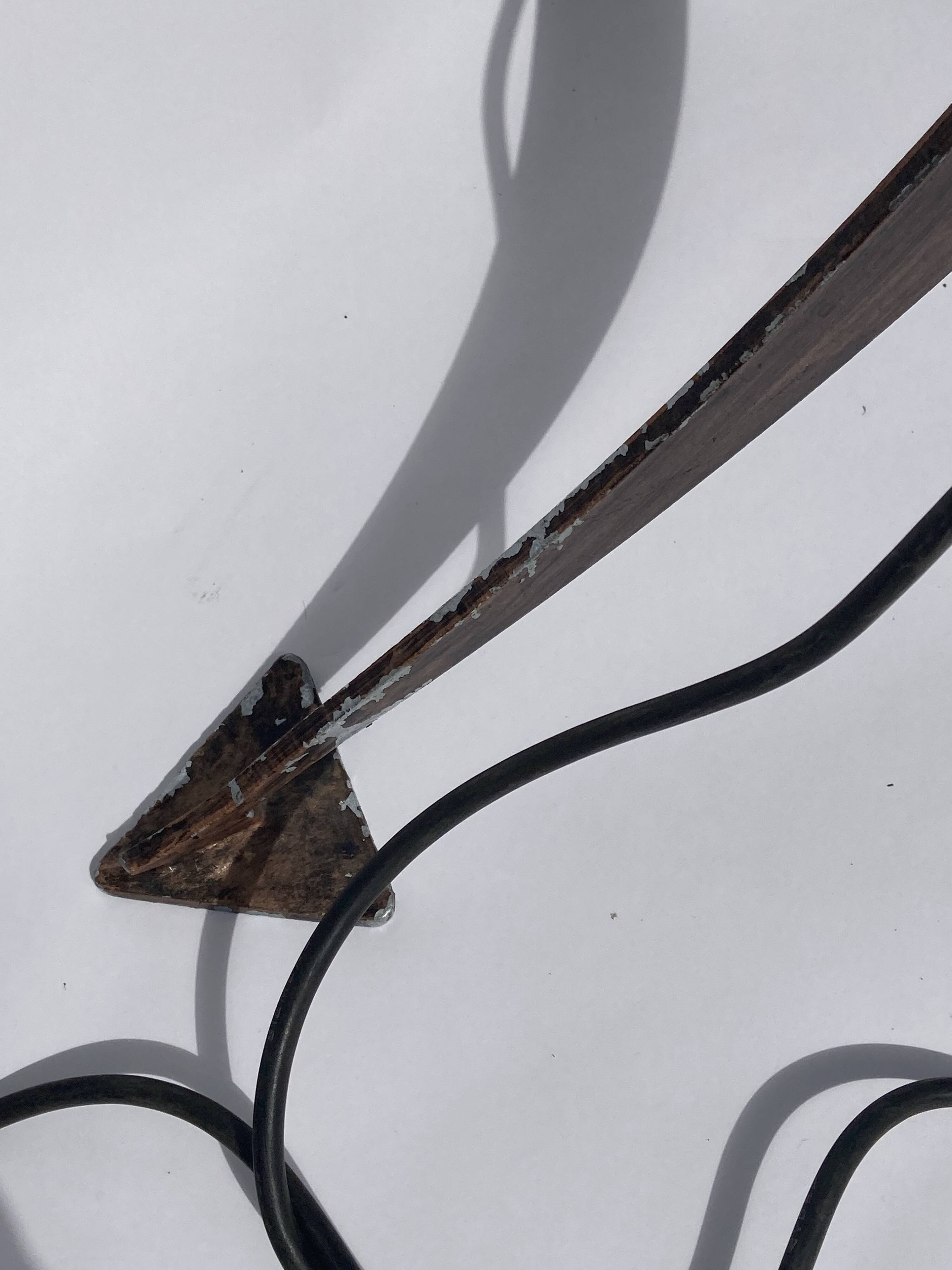 Brutalist tripod floor lamp, Germany 1970s