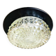 Glass flush mount ceiling or wall lamp