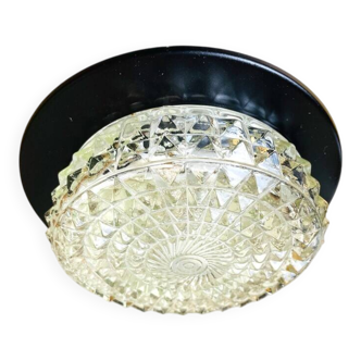 Glass flush mount ceiling or wall lamp
