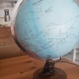 Barren luminous earth globe