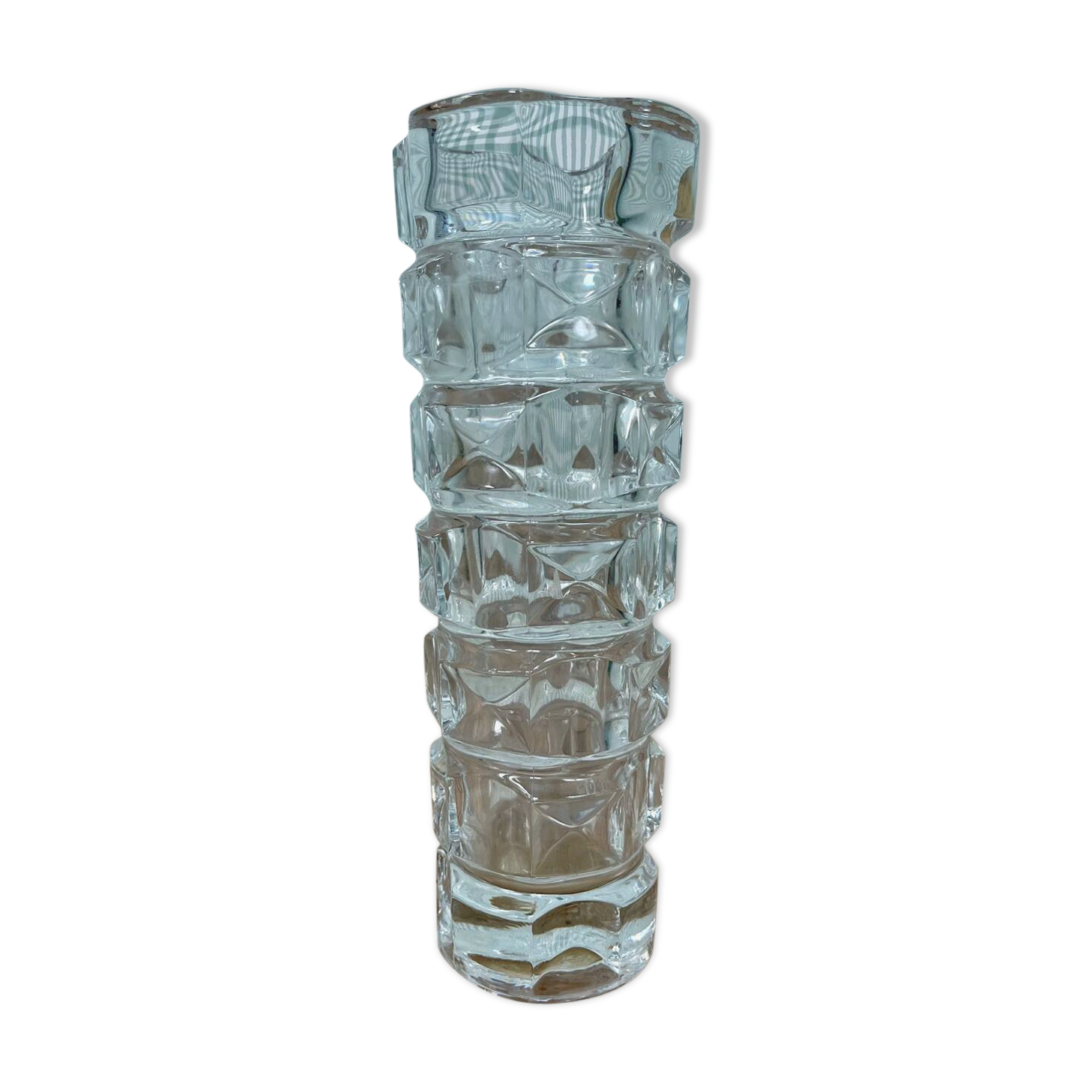 Vintage crystal vase
