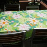 Nydel vintage 70' very pretty colorful tablecloth