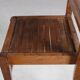 1950s side chair in beech wood by René Gabriel, France