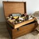 Sewing box with compartments