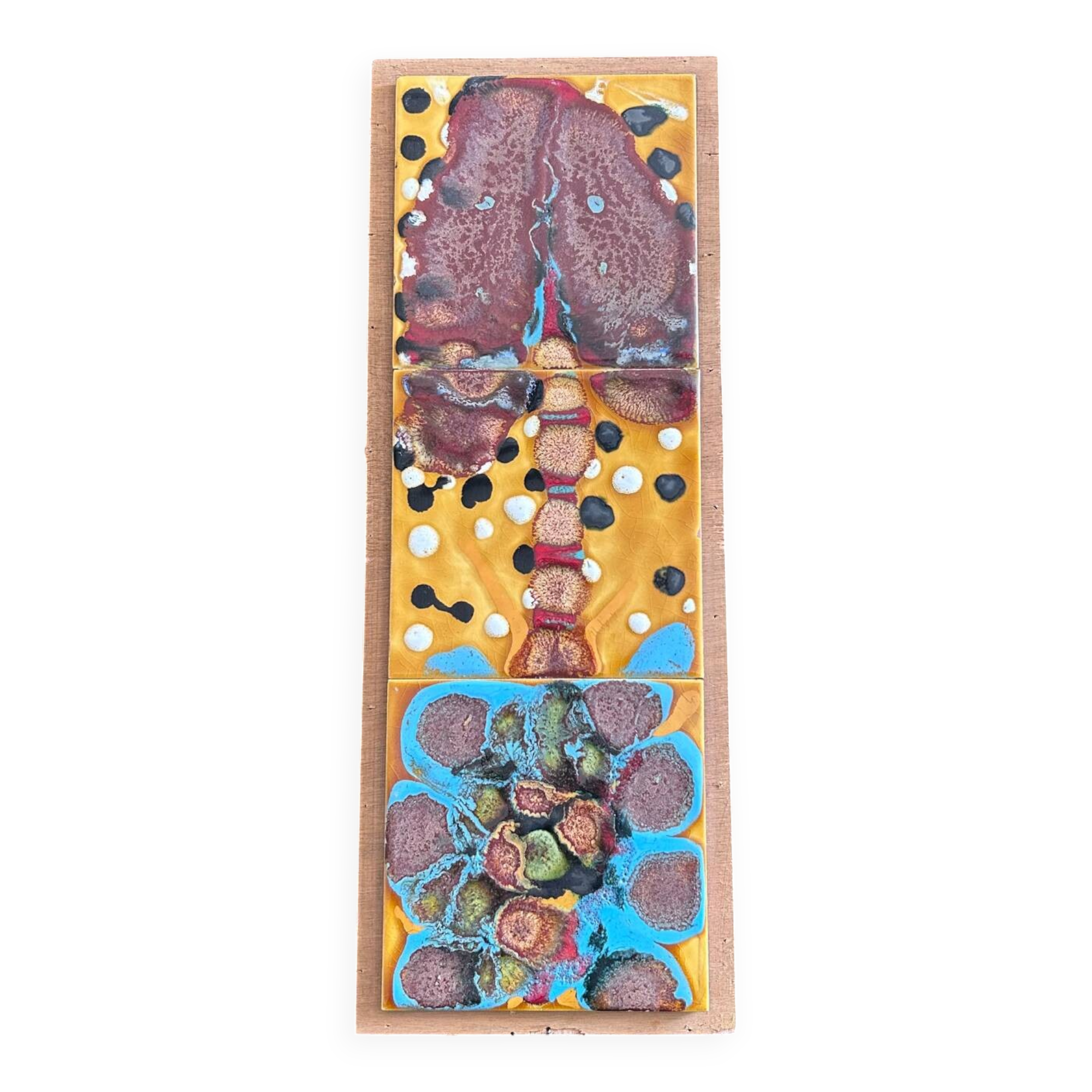 Abstract ceramic panel