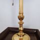 Lampe en métal doré