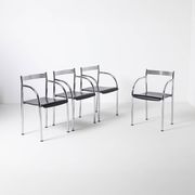 Set of 4 Francesca Spanish dining chairs by Philippe Starck for Baleri