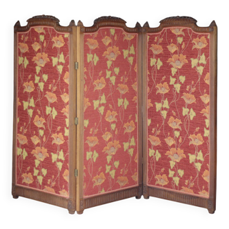 Paravent style Louis XVI à trois panneaux. Très bel état.