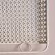 Perforated white metal tray, Mathieu Matégot, 1950s