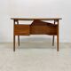 Petite Teak Desk by Gunnar Nielsen for Tibergaarden