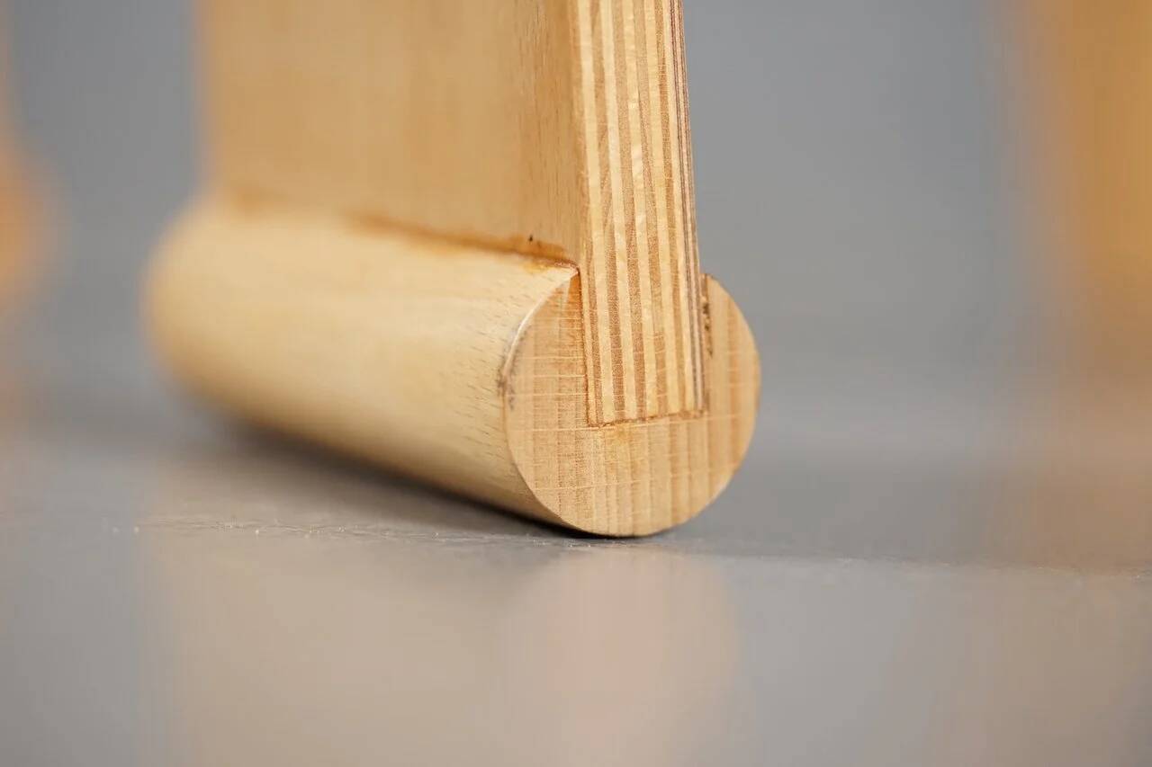 Postmodern plywood chair