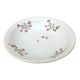 1900s Deep plate White porcelain with floral decoration