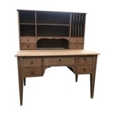 Bureau à gradin en chêne 1900