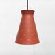 Perforated metal pendant light, mid-century design, 1960s.