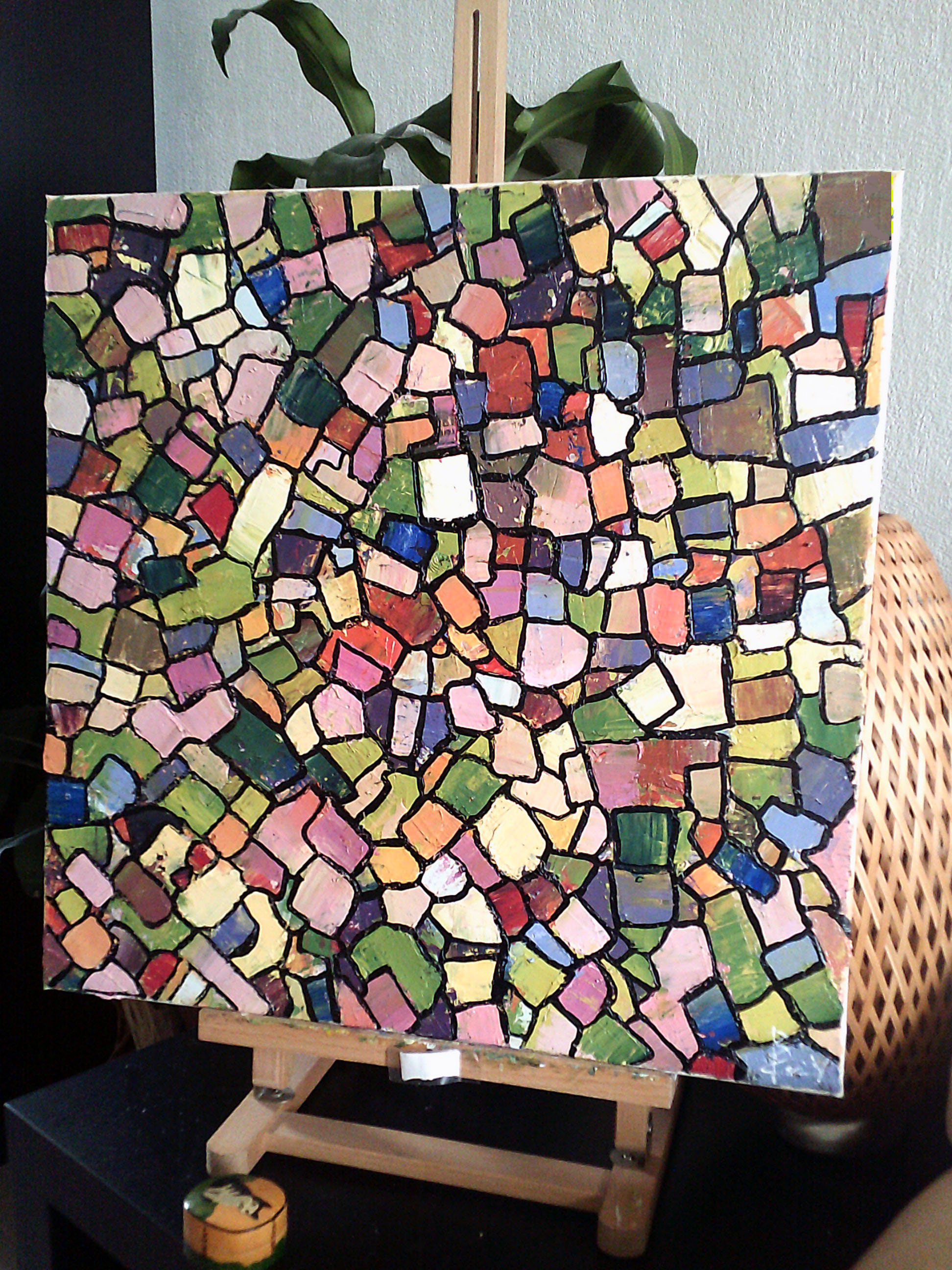 "territories" oil on canvas