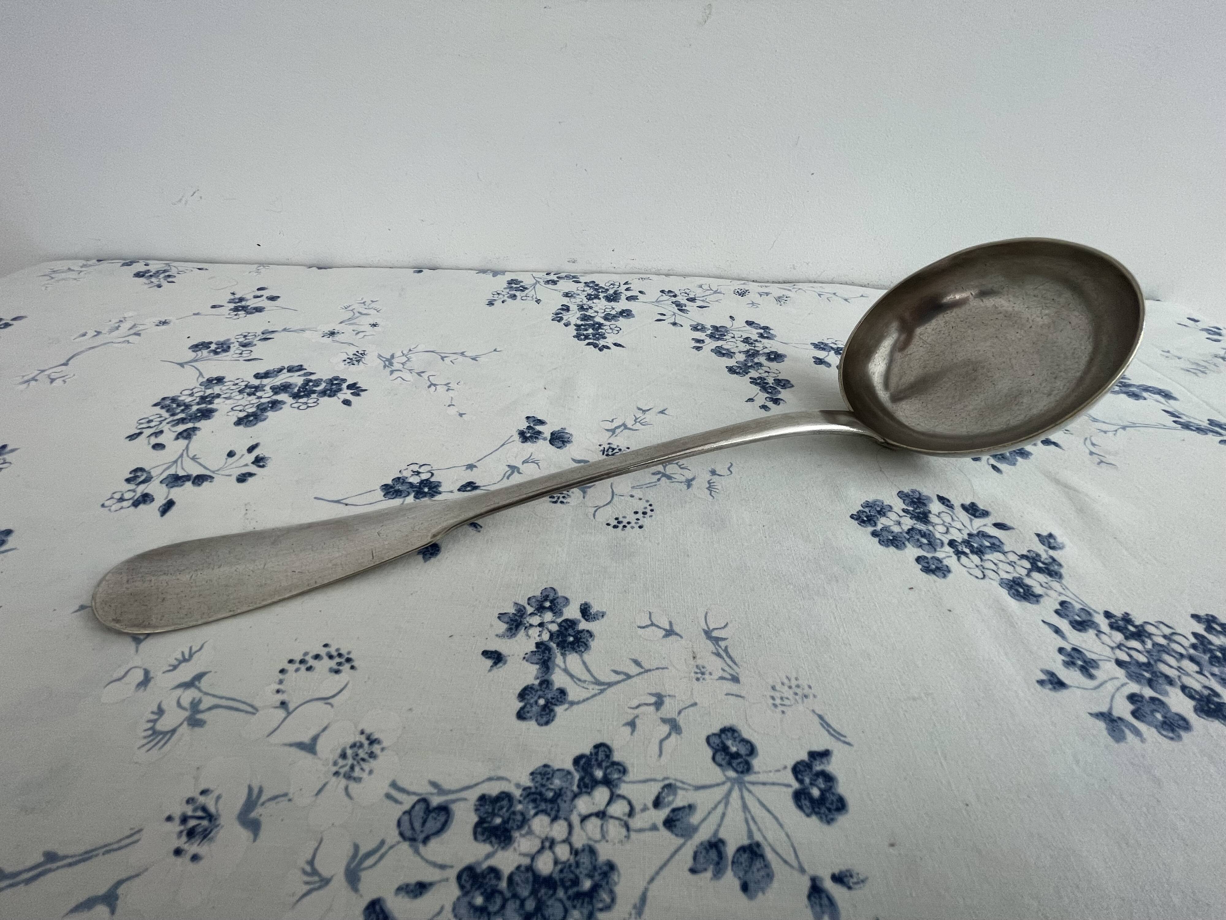 Large antique ladle, Art Nouveau, Maison Cailar‑Bayard, Christofle 1900